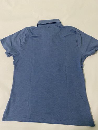 Cutter and Buck Golf Polo CB Dry Tec Poloshirt Damen blau gestreift Large  - Bild 4 von 11