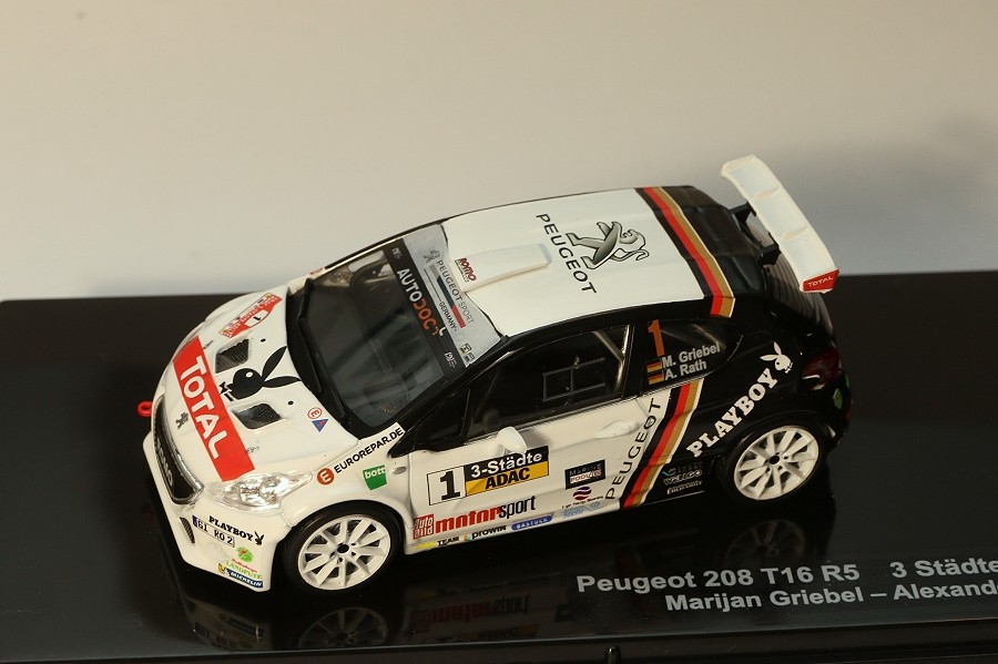 1:43 PEUGEOT 208 r5-Marijan griebel/Alexander Rath - 3 città RALLY 2018 1:43 PEUGEOT 208 r5-Marijan griebel/Alexander Rath - 3 città RALLY 2018