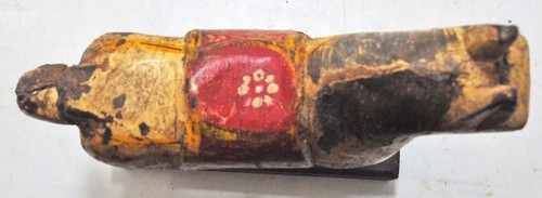 Vintage Wooden Horse on Stand Figurine Original Old Hand Carved - Picture 7 of 8