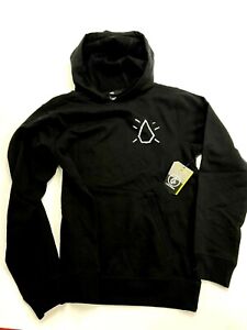 Black Volcom Steelhead Pullover Hoodie Sweatshirt NWTYouth Sz S & L Mens S Black Volcom Steelhead Pullover Hoodie Sweatshirt NWTYouth Sz S & L Mens S