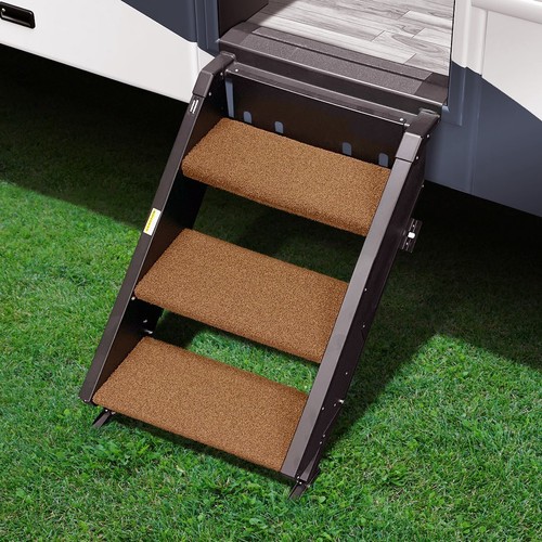 Prestofit Entry Step Rug Three Piece 17-1/2 Inch Width Buckskin Brown 2-0243 - 第 1/2 張圖片