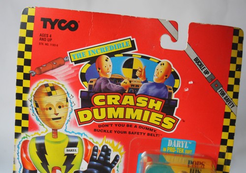 RARE VINTAGE 1992 CRASH DUMMIES DARYL IN PRO TEK SUIT FIGURE TYCO NEW SEALED ! - Picture 3 of 8