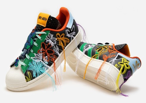 Adidas Superstar AEC Sean Wotherspoon Superearth Zapatos GX3823 - Para hombres Talla 12 - Imagen 14 de 23
