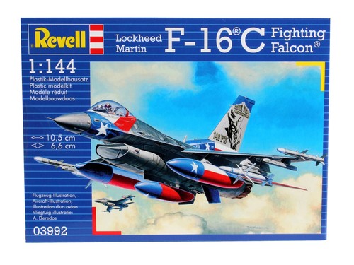 F-16 C Fighting Falcon USAF Model Kit By Revell Scale 1:144 R03992 - Picture 7 of 8