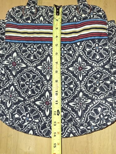 Sac fourre-tout bandoulière Vera Bradley Barcelona double poignée pour ordinateur portable rangement pour téléphone portable - Photo 4/12