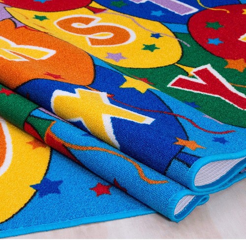 Kids/Baby Room/Daycare/Classroom/Playroom Area Rug. Alphabet. Balloons. Educa... - Picture 3 of 5