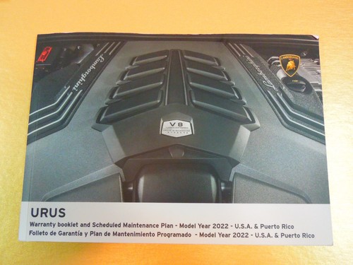 2022 LAMBORGHINI URUS OWNERS MANUAL SET W/CASE MINT - Picture 6 of 7