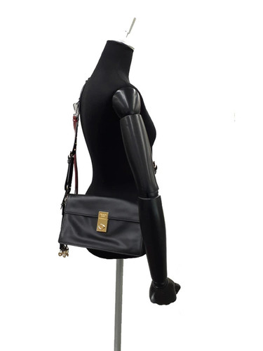 Prada Soft Sound Small Leather Shoulder Bag with Charm 1BD379 #T304 - Picture 9 of 9