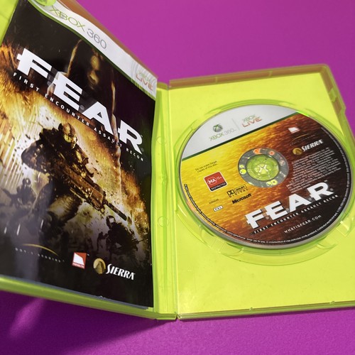 Fear First Encounter Assault Recon - Microsoft Xbox 360 PAL Genuine RARE! - Picture 3 of 3