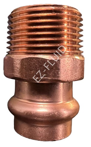 1 PCS 3/4 Press x 1 MIP LF Copper Reducing Male Adapter NPT Connection Fitting