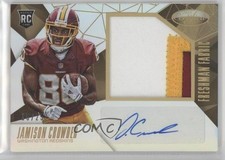 2015 Certified Freshman Fabric Mirror Gold 15/25 Jamison Crowder #205 Auto 7gk