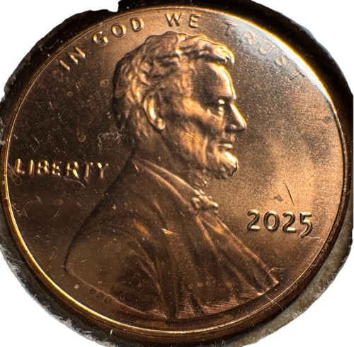 2025 P Lincoln Shield Cent ✨ Final Year of the U.S. Penny! Stichtag Münze ✨BU - Bild 1 von 1
