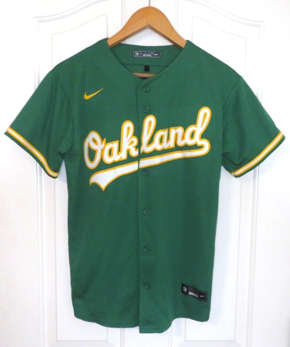 Maillot Vintage Suzuki Oakland Athletics MLB – Taille Enfant 18-20 Blanc