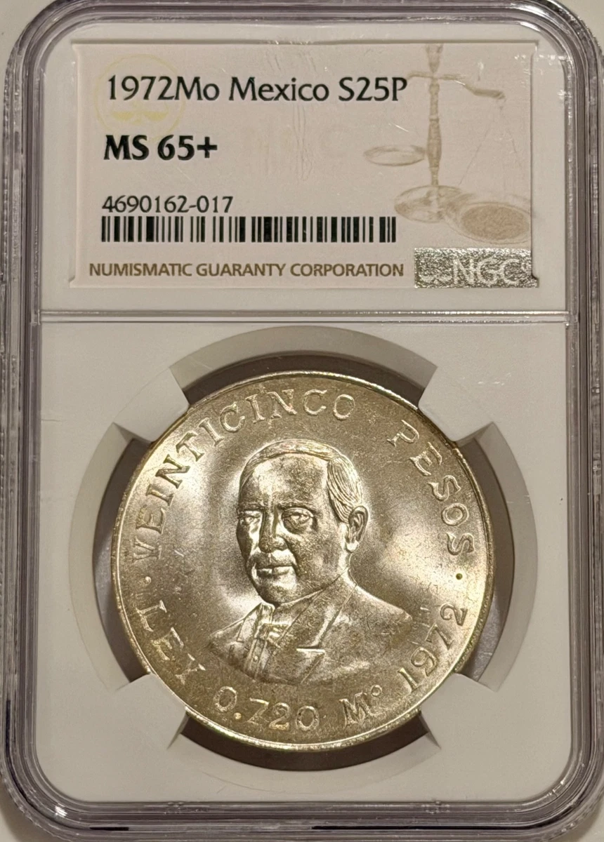 MS 65 Graded Mexican Coins (1905-Now) for sale | eBay MS 65 Graded Mexican Coins (1905-Now) for sale | eBay