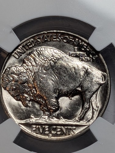 1938-D 5C Buffalo Nickel NGC MS66 - Picture 4 of 4