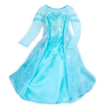 Disney Frozen 2 Elsa Kids' Dress store Size 5-6 Sequin Bodice Dress-Up