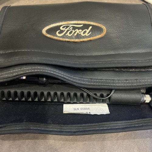 Vintage Ford Motorola Cellular Car Phone With Carrying Case Leather - Picture 6 of 6