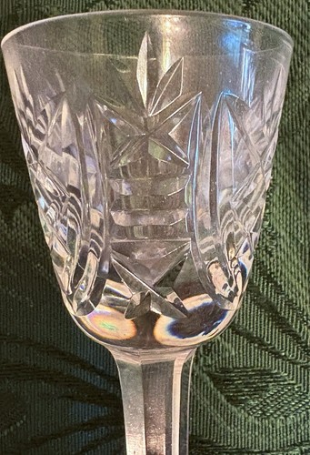Set/ 2 Waterford CLARE Sherry, Madeira Cordial Glasses 3-1/2” Cut Crystal Signed - Bild 3 von 6