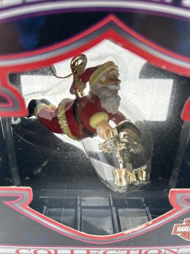 Harley-Davidson Motorcycles North Pole Club Santa Claus 1999 adorno de Navidad - Imagen 2 de 9