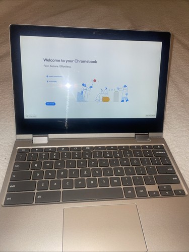 Grey Lenovo Chrome Book - Afbeelding 4 van 4
