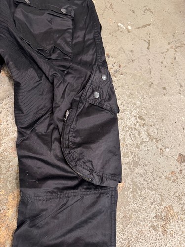 Rugby Ralph Lauren Satin Cargo Pants Women’s S 6 Black Drawstring Luxury Y2K NWT - Picture 5 of 19
