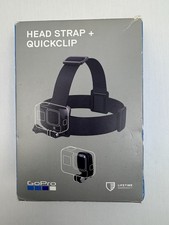 GoPro Head Strap Quickclip for All GoPro Hero Cameras, MAX New in open box