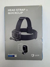 GoPro Head Strap Quickclip for All GoPro Hero Cameras, MAX New in open box