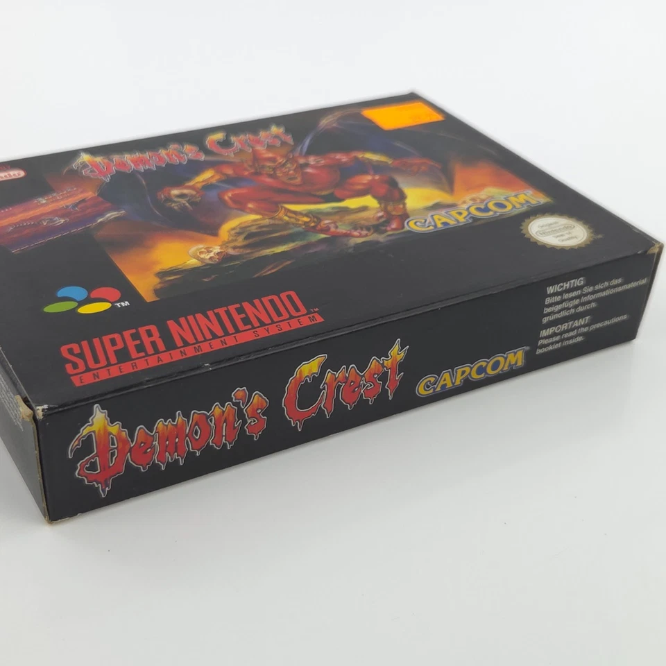Super Nintendo Spiel : Demons Crest - SNES Modul Anleitung OVP PAL EUR - Bild 2 von 4