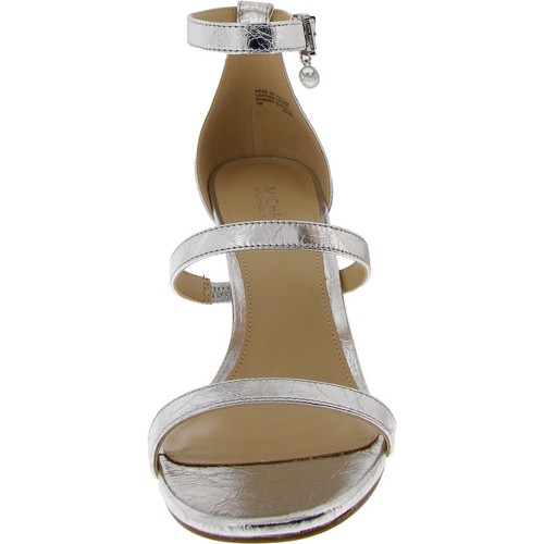 Michael Kors Koda silberne Damen-Riemchensandalen 7 Medium (B, M) BHFO 3375 - Bild 3 von 3