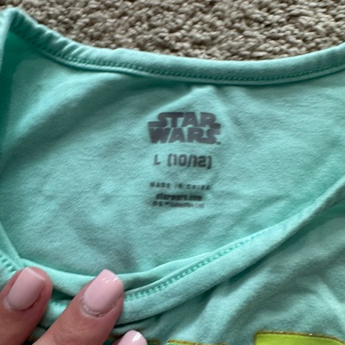 LOT of 6 Pieces Girls Size 10-12 Star Wars Grogu The Mandalorian Dress Sleepwear - Picture 4 of 13