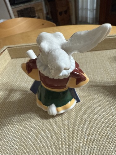 Keramik 4 1/2 Zoll Hase aus Alice im Wunderland von Candle Creations - Bild 3 von 5