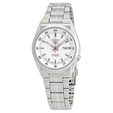 Seiko Series 5 Automatic Date-Day White Dial Men's Watch SNK559J1