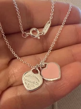 Tiffany & Co.925 Sterling Silver Return To Tiffany & Co. New York Heart Necklace