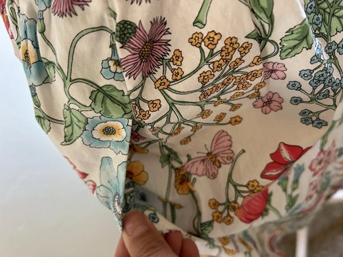 Brooks Brothers Dress Womens 6 White Floral Sleeveless cottagecore romantic - Picture 5 of 17