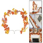 Staircase Hanging Leaf Vine for Seasonal Indoor Outdoor Decor 78 74 Inches