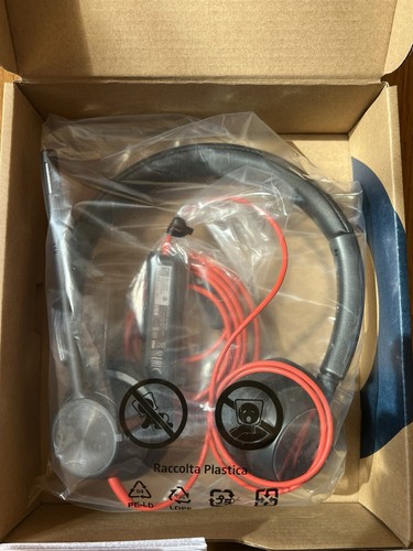 POLY Plantronics Blackwire 3320 USB Kabel Zwei Ohr Headset Stereo Teams - Bild 4 von 5
