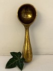HESTER & COOK HEAVY SOLID BRASS DESSERT/ICE CREAM/SORBET SCOOP