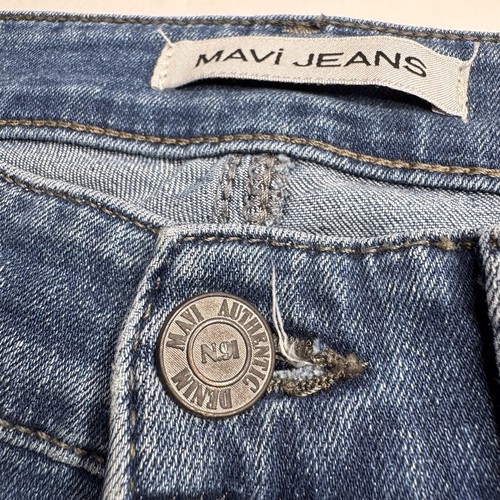 Mavi Jake Slim Leg Jeans 30 x 32 Stretch Clean Medium Wash Preppy Punk - Picture 5 of 14