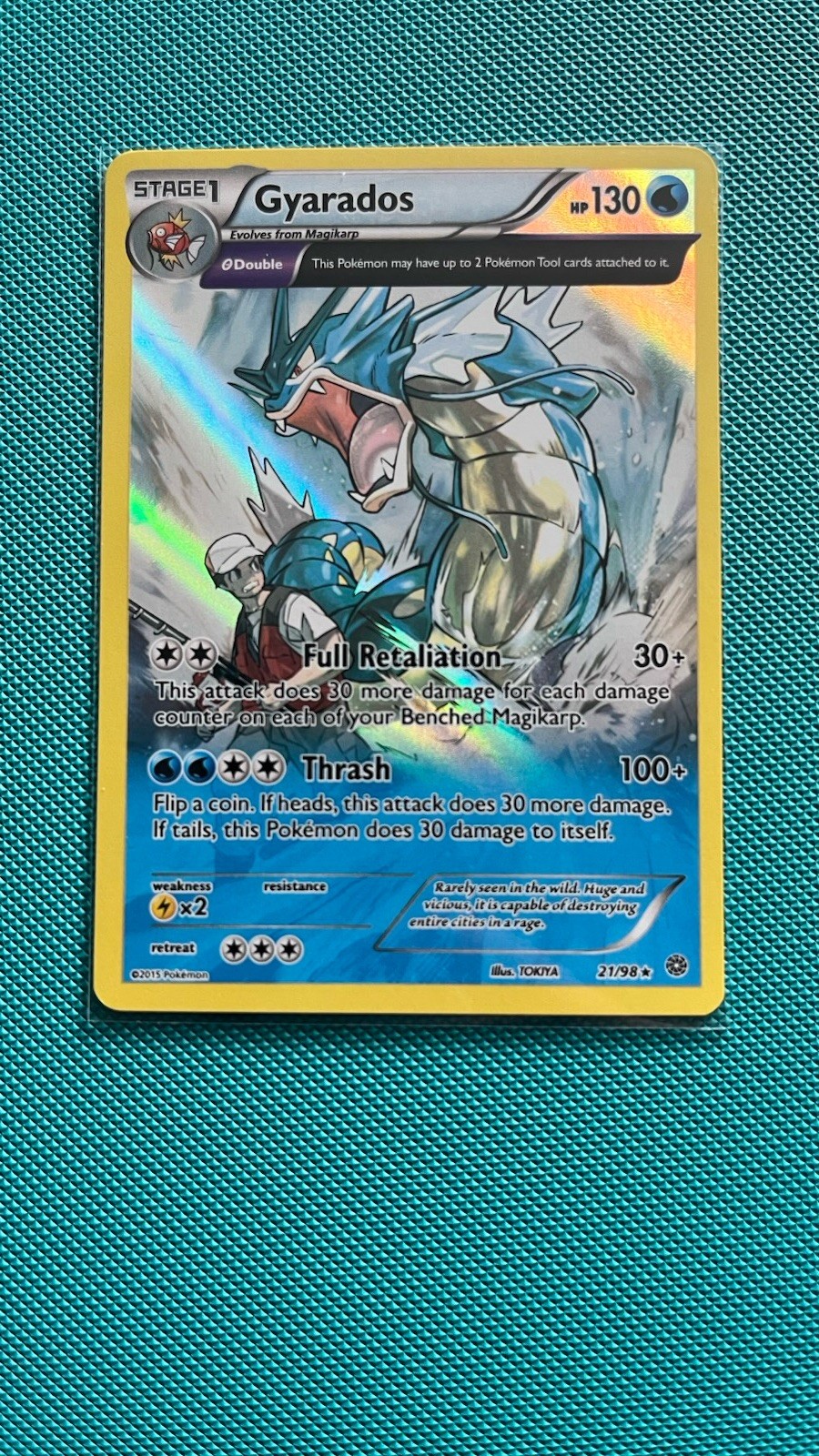 Gyarados 2015 XY: Ancient Origins #21/98 Holo Price Guide