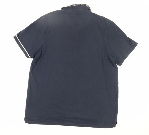 Soulcal & Co Men's Blue 3XL Short Sleeve Polo Shirt - Picture 2 of 12