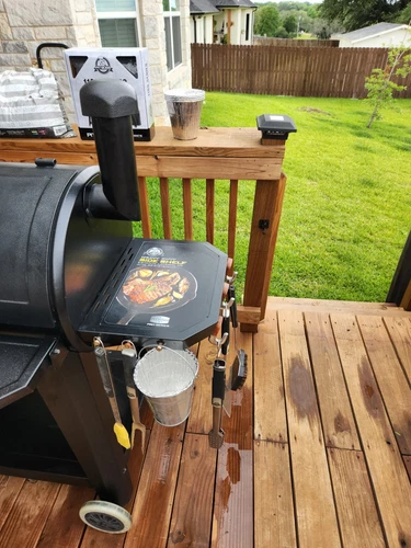 Pit Boss Pro V2 1150-Sq. inHammer tone Pellet Grill with Smart Compatibility - Picture 7 of 8