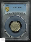 1916 Buffalo Nickel 5C PCGS MS 63