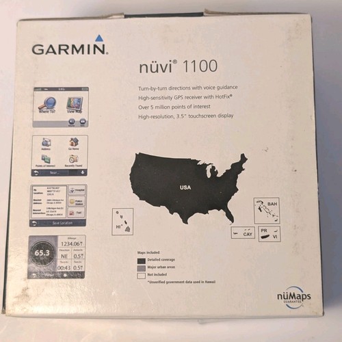 Garmin Nuvi 1100 GPS Bundle w/ Accessories New Open Box - Picture 12 of 12