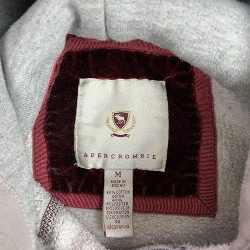 Abercrombie & Fitch Hoodie Medium Unisex Preppy Spellout Heavy Vintage Varsity Y2K - Bild 10 von 13