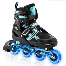 Xino Sports Kids Inline Skates for Girls Boys - Adjustable Skates with LED ...