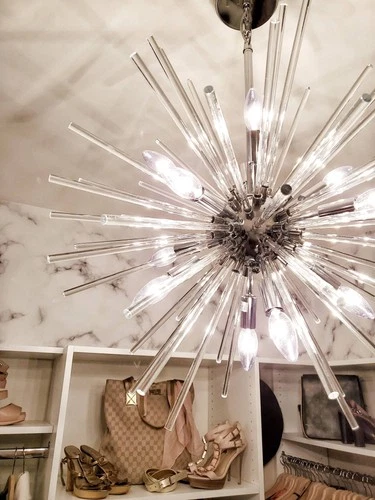 Maxim Polaris 25" Wide Polished Chrome Modern Sputnik Pendant Light - Picture 7 of 10