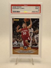 2009-10 Panini #372 Stephen Curry (RC) (PSA 9)