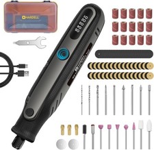 Cordless Rotary Tool 5-Speed 129 Accessories for DIY Engraving