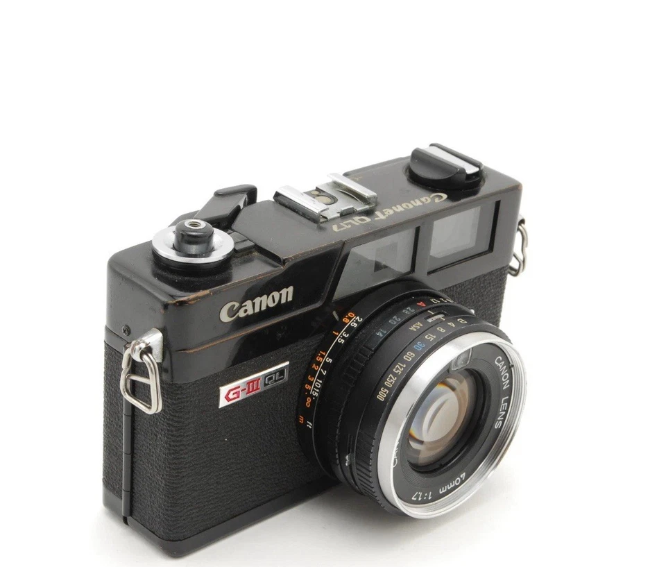 Измеритель работает!! [КАК НОВЫЙ] Пленочная камера Canonet QL17 GIII черная 35 мм из Японии - Изображение 3 из 4