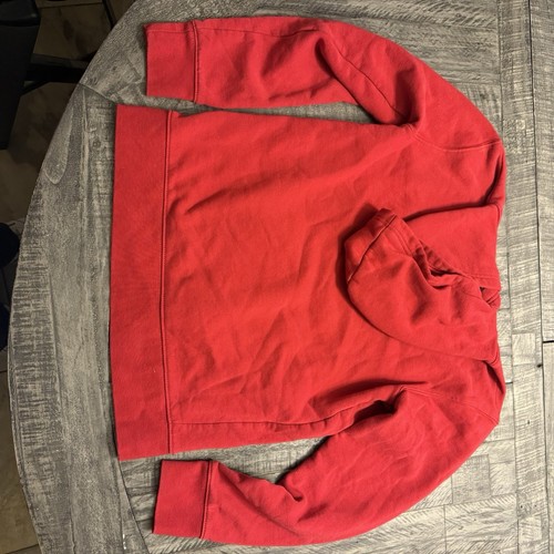 Jordan Red Logo Brooklyn Fleece Pullover Hoodie Boy’s Size XL 13-15 Years - Picture 8 of 9